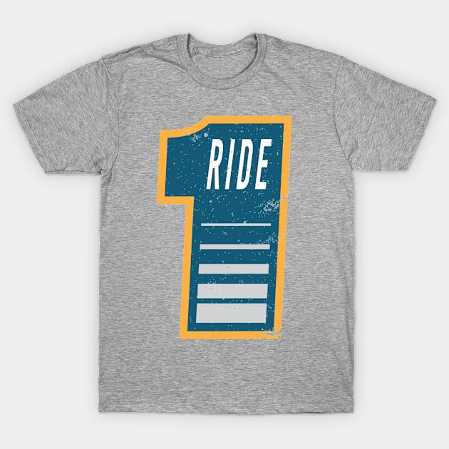 No. 1 Ride - Motorcycle T-Shirt by Kyle O'Briant